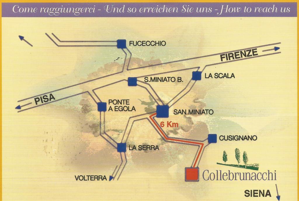Collebrunacchi B&B San Miniato Exterior photo